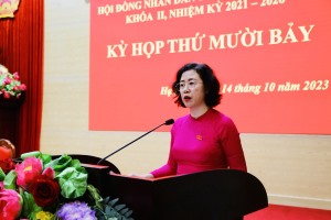 Hội đồng nhân dân thành phố Hạ Long khóa II, nhiệm kỳ 2021-2026 tổ chức Kỳ họp thứ 17 (kỳ họp chuyên đề)