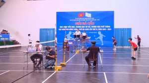 Khai mạc Giải đá cầu Hội khỏe Phù Đổng TP Hạ Long lần thứ XI, năm 2023-2024