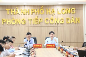 Đồng chí Bí thư Thành ủy tiếp công dân thường kỳ tháng 10/2023