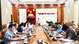 Ban Thường vụ Thành ủy tổ chức hội nghị nghe và cho ý kiến vào các nội dung theo thẩm quyền tháng 10/2023