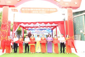 Phường Giếng Đáy gắn biển công trình chào mừng kỷ niệm 30 năm ngày thành lập thành phố Hạ Long