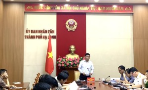 UBND Thành phố làm việc với các doanh nghiệp, nhà đầu tư còn nợ thuế, tiền sử dụng đất