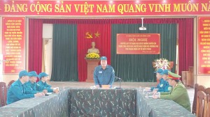 Diễn tập chiến đấu cụm xã Đồng Lâm, Vũ Oai, Đồng Sơn, Kỳ Thượng và các đơn vị tự vệ trong khu vực phòng thủ năm 2023