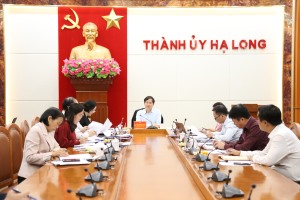Thường trực Thành ủy giao ban công tác tuần từ 13/11 - 19/11/2023