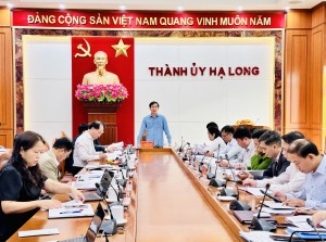 Hội nghị BTV Thành ủy Hạ Long