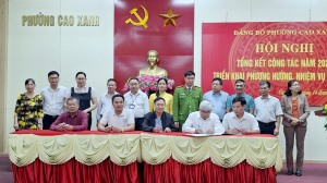 Phường Cao Xanh tổng kết công tác xây dựng Đảng, chính quyền năm 2023