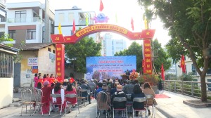Phường Hồng Gai gắn biển công trình chào mừng 30 năm Thành lập thành phố Hạ Long