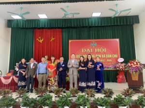 Đại hội Đại biểu Hội Nông dân xã Dân Chủ lần thứ XI, nhiệm kỳ 2023-2028  thành công tốt đẹp.
