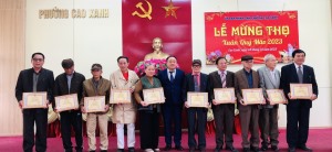 Phường Cao Xanh tổ chức Lễ mừng thọ người cao tuổi năm 2023