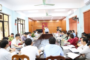 BTV Thành uỷ làm việc với Đảng uỷ xã Sơn Dương về triển khai nhiệm vụ năm 2023