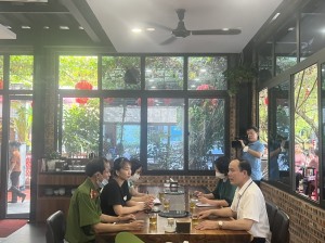  Đoàn liên ngành kiểm tra thành phố kiểm tra công tác VSATTP