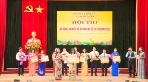 Hội thi kỹ năng, nghiệp vụ Bí thư cấp ủy cơ sở năm 2023 cụm thi số 3