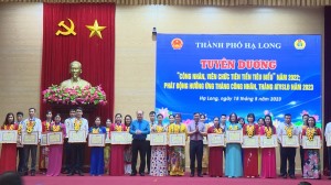 Tuyên dương công nhân tiên tiến tiêu biểu năm 2022, Phát động hưởng ứng “ Tháng công nhân” năm 2023