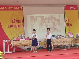 Xúc động và ý nghĩa hội thi kể chuyện Bác Hồ của học sinh trường TH và THCS Kỳ Thượng