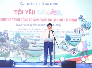TP Hạ Long công bố sản phẩm du lịch Hồ Hải Thịnh