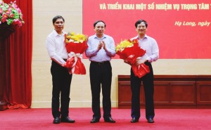 Hội nghị báo cáo kết quả triển khai tổ chức các hoạt động dịp nghỉ lễ 30/4-1/5; thông báo quyết định về công tác cán bộ của BTV tỉnh ủy