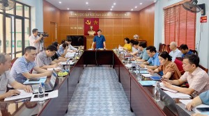 BTV Thành ủy làm việc với Đảng ủy xã Sơn Dương