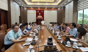 Thường trực Thành ủy giao ban với Bí thư Đảng ủy các phường, xã tháng 6/2023