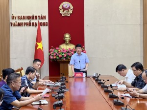 UBND TP họp đánh giá kết quả hoạt động của BCĐ Điều hành và phát triển Du lịch TP Hạ Long 6 tháng đầu năm, triển khai nhiệm vụ  trọng tâm 6 tháng cuối năm 2023