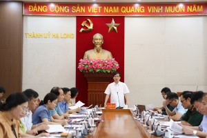 Hội nghị Ban Thường vụ Thành ủy tổ chức hội nghị để nghe và cho ý kiến vào nhiều nội dung quan trọng