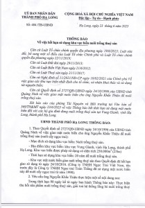 Thông báo hết hạn sử dụng khu vực biển nuôi trồng thủy sạn hộ ông Nguyễn Khắc Thiệu