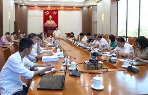 Hội nghị giao ban Thường trực Thành ủy