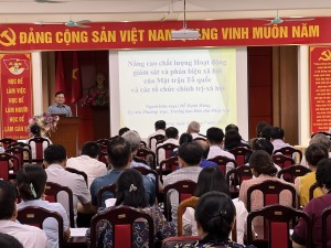 Bồi dưỡng  nghiệp vụ công tác mặt trận năm 2023