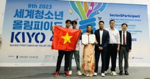 Trường THPT Hòn Gai đạt Huy chương Vàng và Giải đặc biệt tại Olympic khoa học quốc tế Hàn Quốc 2023