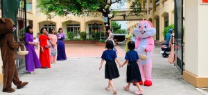 Các trường Tiểu học: hân hoan đón học sinh vào lớp 1