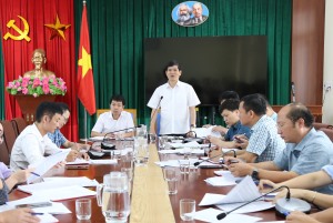 Bí thư Thành ủy dự sinh hoạt Đảng tại Chi bộ ban QLDA đầu tư xây dựng thành phố