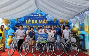 Bảo Việt nhân thọ Quảng Ninh: Trao xe đạp cho học sinh vượt khó, hiếu học TP Hạ Long