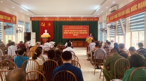 Hội nghị “Công an lắng nghe ý kiến Nhân dân” phường Cao Thắng