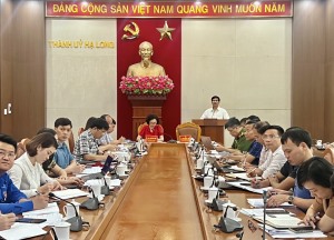 Thường trực Thành ủy giao ban với Bí thư Đảng ủy các phường, xã Quý III năm 2023