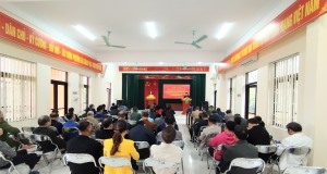 Phường Hà Khánh tổ chức Hội nghị phổ biến, quán triệt, triển khai Nghị quyết Trung ương 8, khóa XIII 