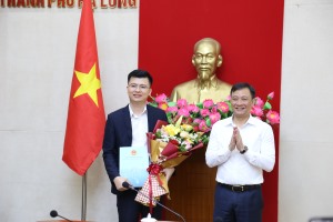 Đồng chí Vũ Hoàng Cường được bổ nhiệm Phó Chánh Văn phòng HĐND và UBND Thành phố