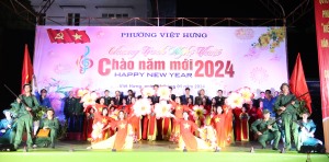 Phường Việt Hưng: Chương trình nghệ thuật chào mừng năm mới 2024