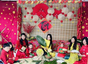  Trường mầm non Hạ Long: Giữ gìn nét đẹp văn hóa qua hoạt động trải nghiệm Tết cổ truyền
