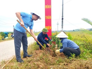 Xã Thống Nhất ra quân hưởng ứng Đề án “Hạ Long - Thành phố của hoa”