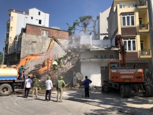 Bảo vệ mặt bằng thi công dự án Khu văn hóa núi Bài Thơ