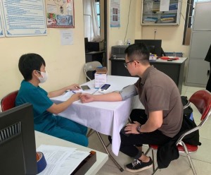 Phường Hà Khánh tổ chức khám sức khỏe sơ tuyển nghĩa vụ quân sự năm 2025
