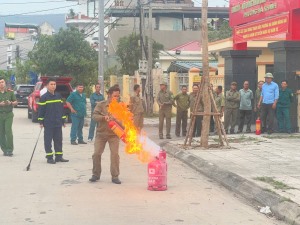 Phường Hà Khánh: Tập huấn cấp chứng chỉ PCCC cho lực lượng dân phòng và an ninh cơ sở