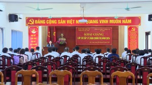 Khai giảng lớp Sơ cấp Lý luận chính trị hệ tập trung năm 2024
