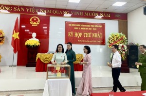 HĐND phường Trần Hưng Đạo họp kỳ thứ Nhất sau sáp nhập đơn vị hành chính