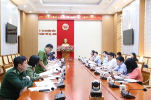 Bộ tư pháp làm việc với thành phố Hạ Long