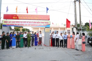 Phường Tuần Châu: Khánh thành và gắn biển công trình chào mừng Đại hội đảng các cấp nhiệm kỳ 2025- 2030