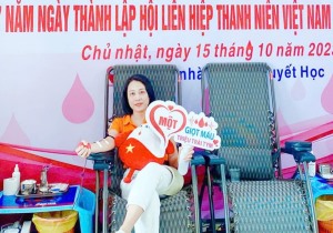 Nữ giáo viên được tôn vinh “Người hiến máu tiêu biểu”