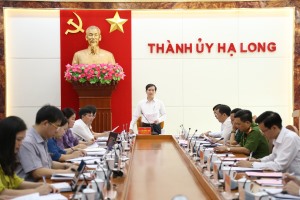 BTV Thành ủy nghe và cho ý kiến vào một số nội dung