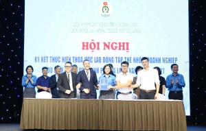 Ký kết thoả ước lao động tập thể nhóm du lịch - dịch vụ thành phố Hạ Long giai đoạn 2024 - 2027