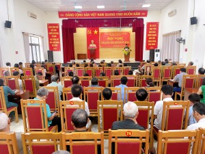 Hội nghị Công an lắng nghe ý kiến của Nhân dân phường Hoành Bồ năm 2024