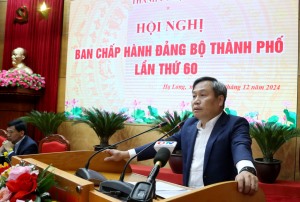 Khai mạc hội nghị Ban Chấp hành Đảng bộ thành phố lần thứ 60 